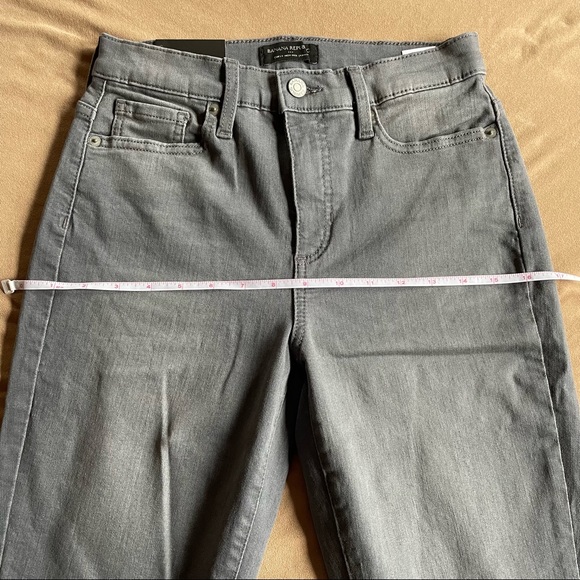 Banana Republic Factory Curvy High-Rise Skinny Jean - Washed Out Gray, Sz 2 / 26 - Picture 12 of 12